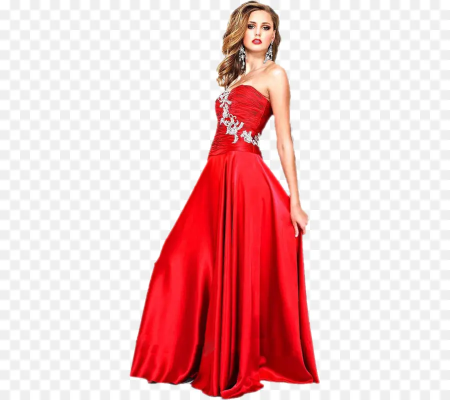 Vestido，Rojo PNG