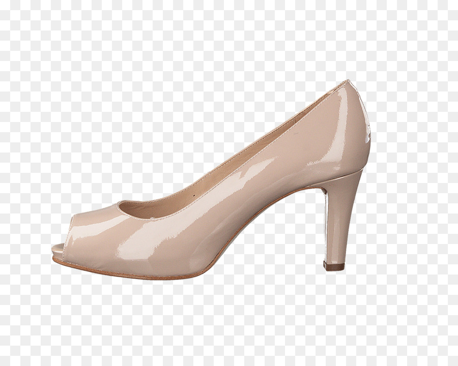 Zapato De Tacón Alto，Beige PNG