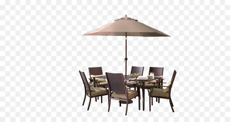 Juego De Comedor Al Aire Libre，Mesa PNG