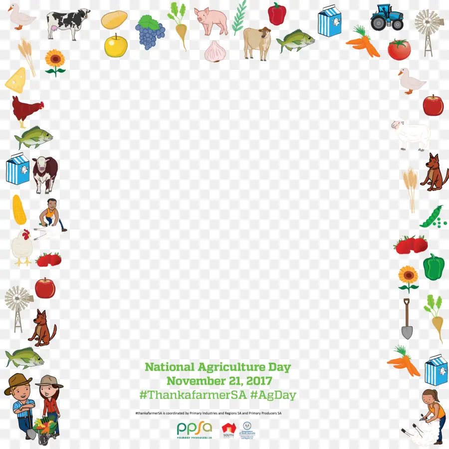 Día Nacional De La Agricultura，Marco PNG