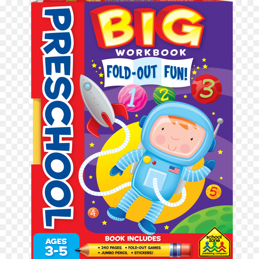 Gran Libro De Trabajo Preescolar，Preescolar PNG