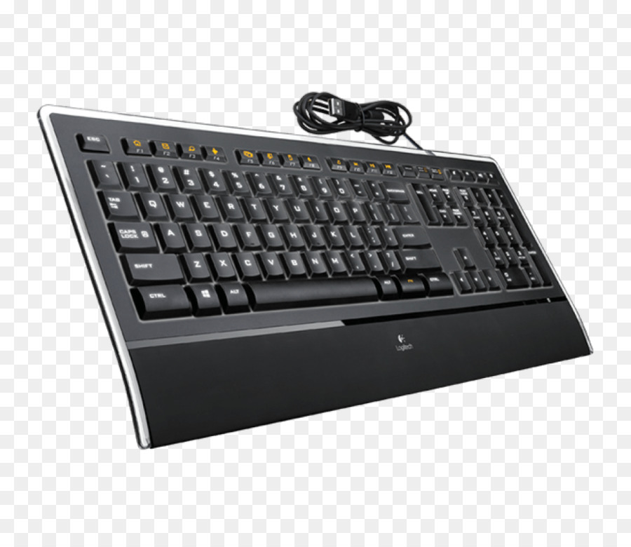 Teclado，Logitech Illuminated Keyboard K740 PNG