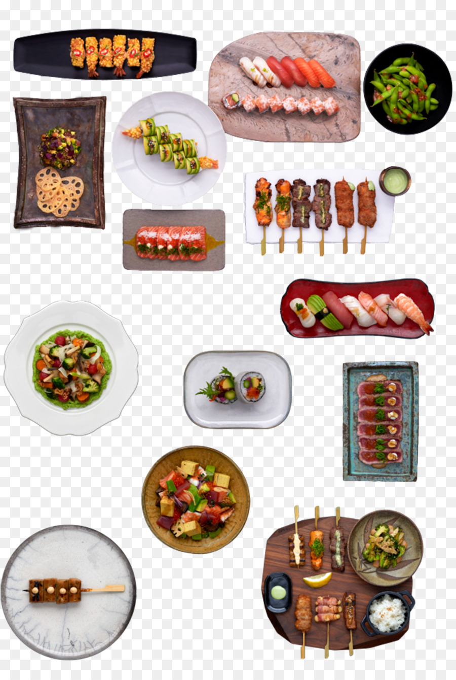 Plato De Sushi，Cocina Japonesa PNG