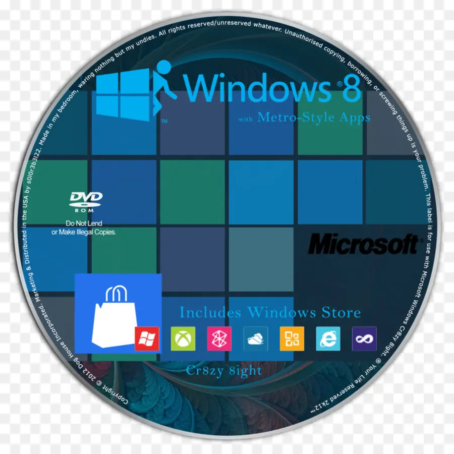 Dvd De Windows 8，Software PNG