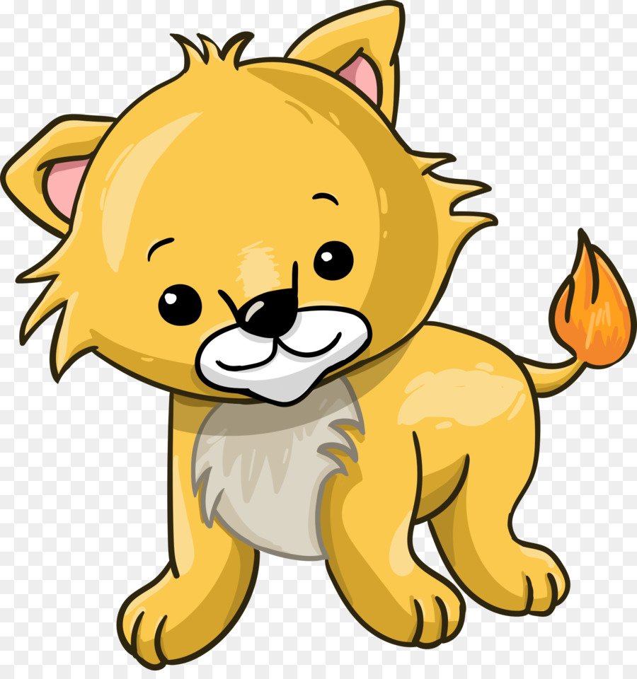 Lindo León，Dibujos Animados PNG