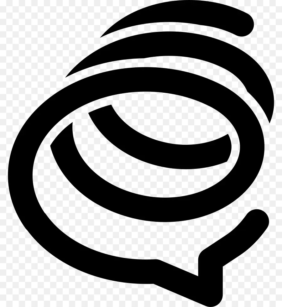 Espiral，Negro PNG