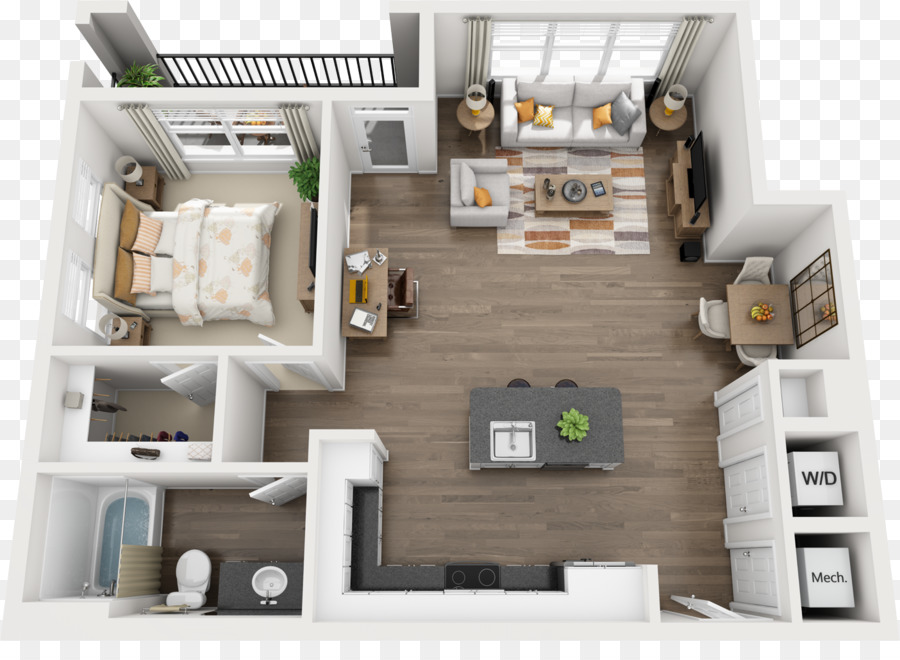 Leigh House Apartment Homes，Plan De Piso PNG