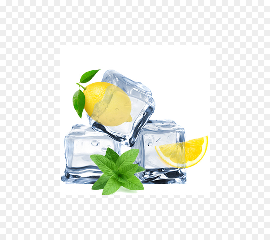 Cubitos De Hielo Con Limón，Hielo PNG