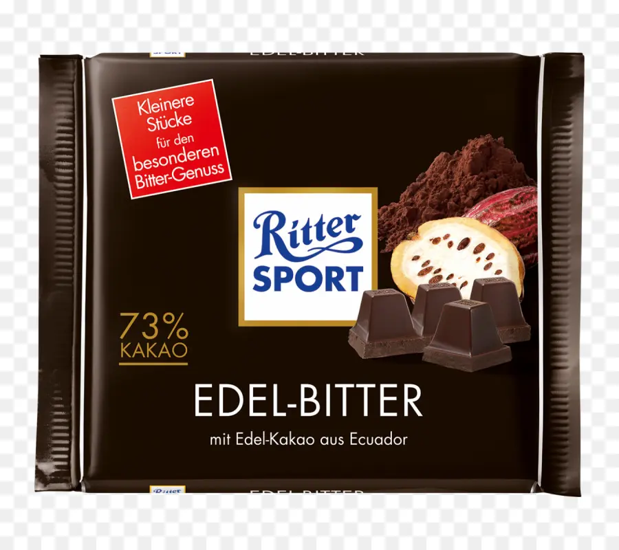 Barra De Chocolate，Ritter Sport PNG