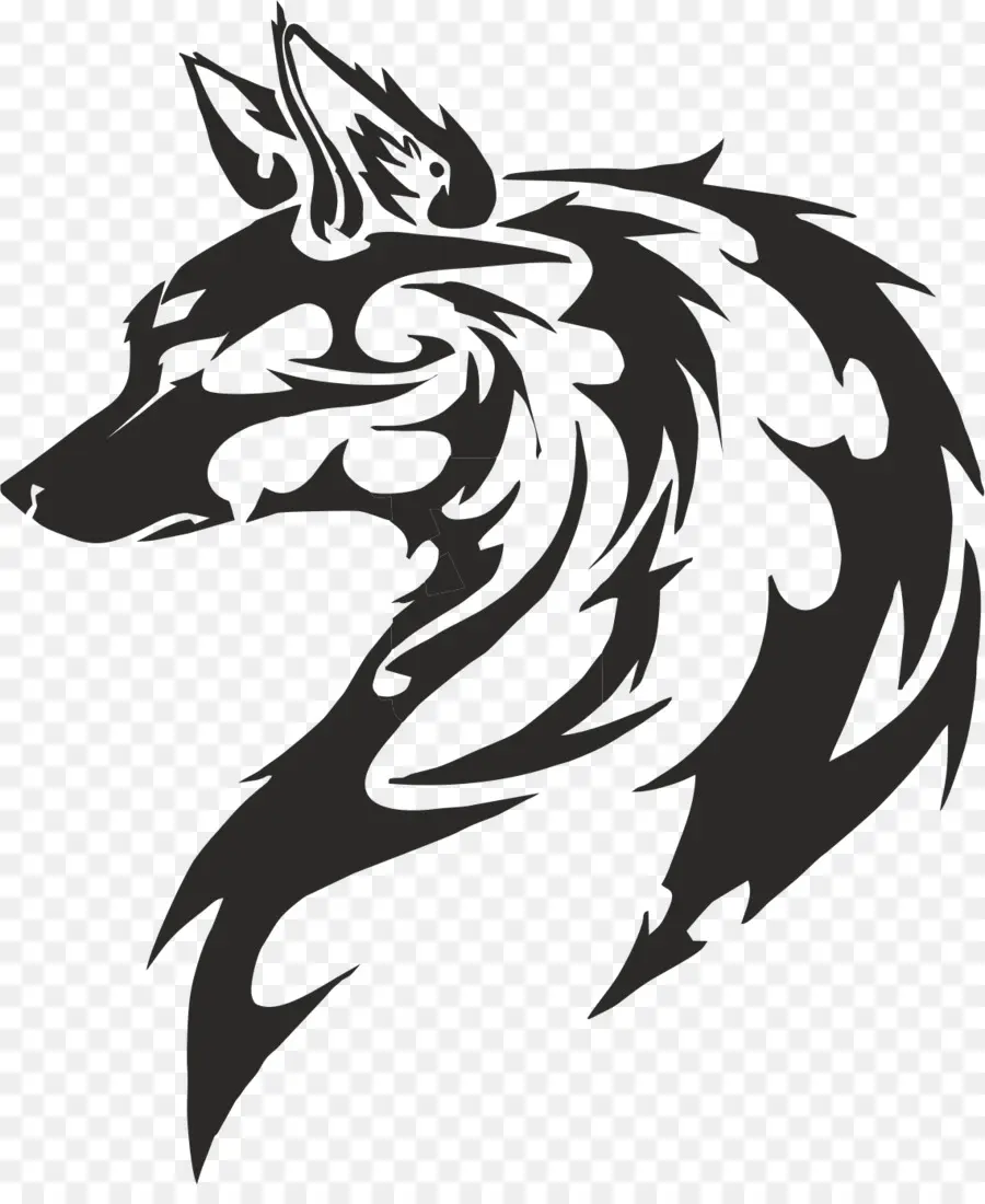 Logotipo De Cabeza De Lobo，Animal PNG