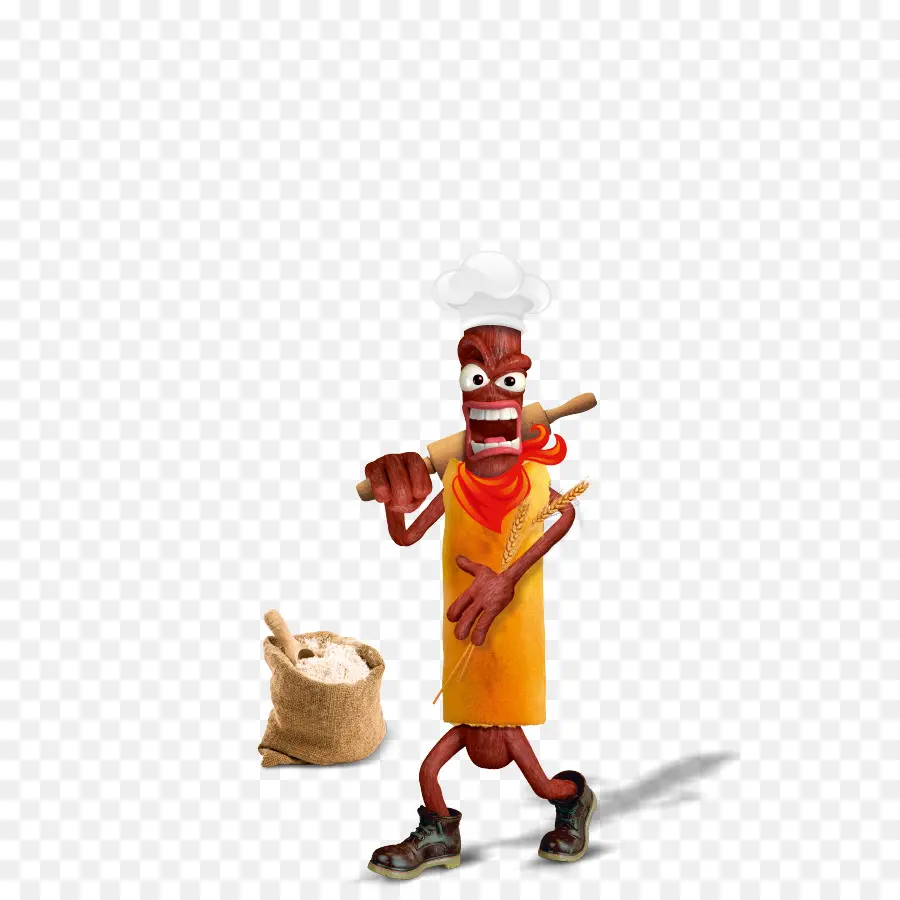 Salchicha Chef，Rodillo PNG