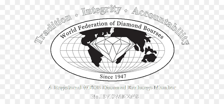 Diamante，La Federación Mundial De Bolsas De Diamantes PNG