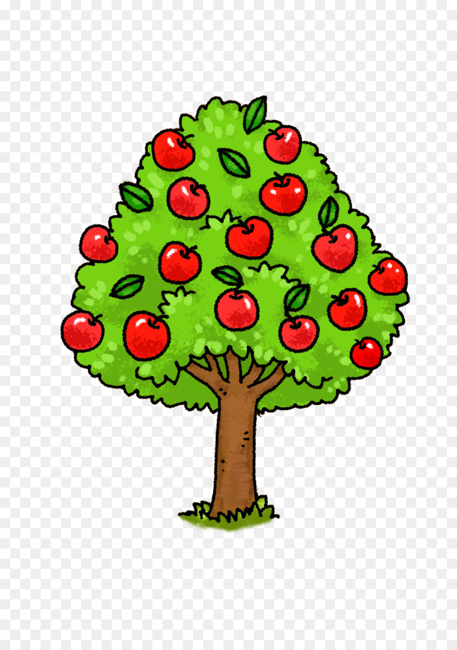 árbol，Manzana PNG