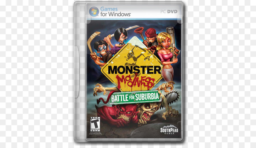 Monster Madness Battle For Suburbia，Xbox 360 PNG