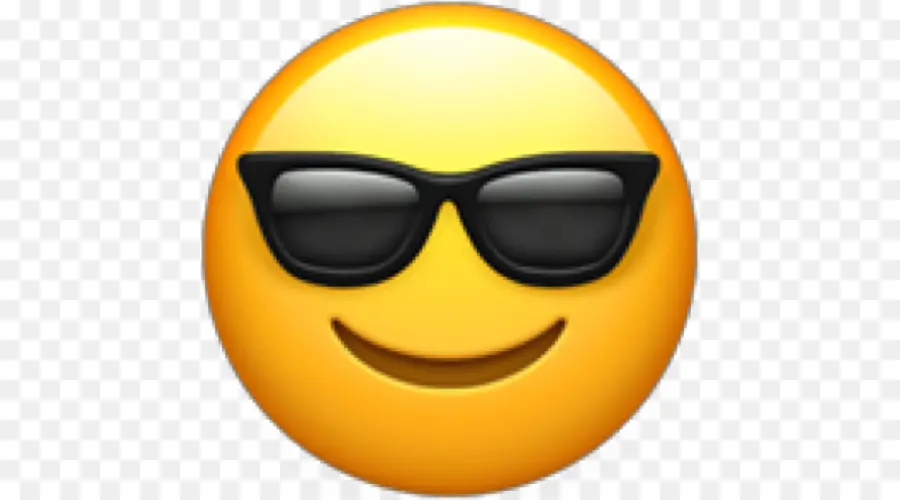 Emoji Genial，Gafas De Sol PNG