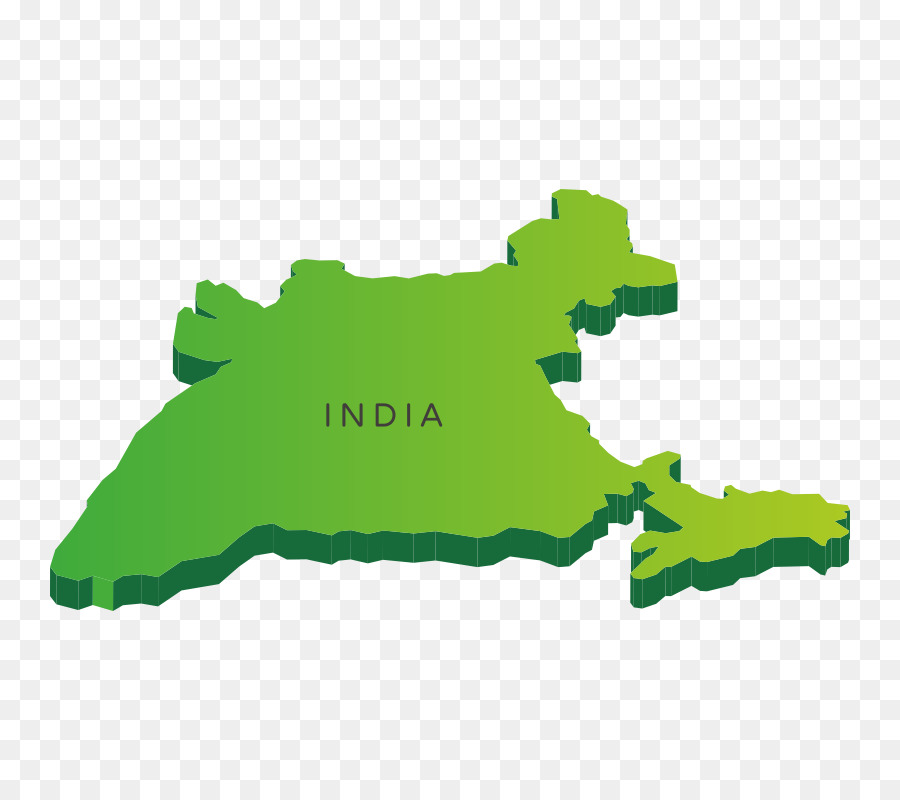 Mapa De La India，País PNG