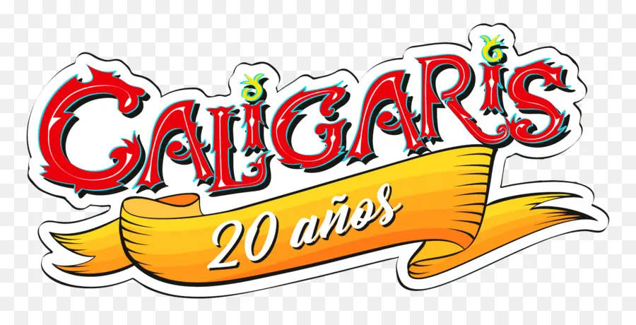 Logotipo Caligaris 20 Años，Aniversario PNG