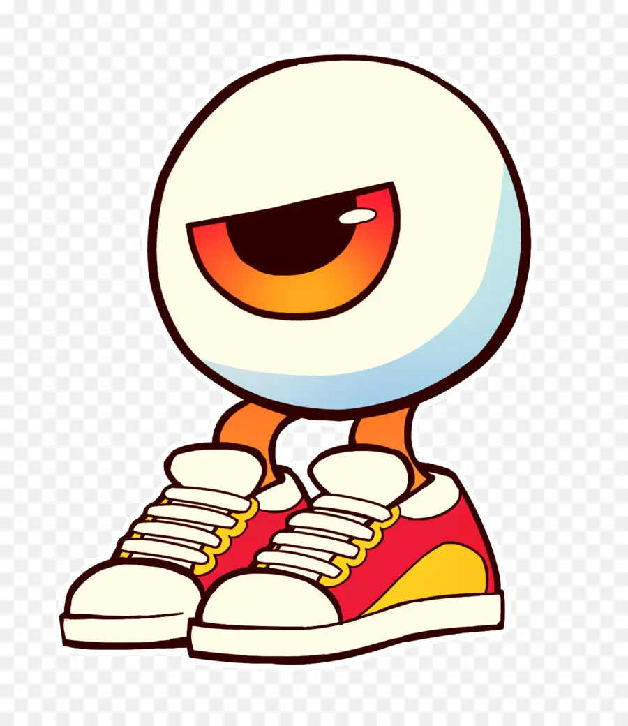 Globo Ocular De Dibujos Animados Con Zapatos，Ojo PNG