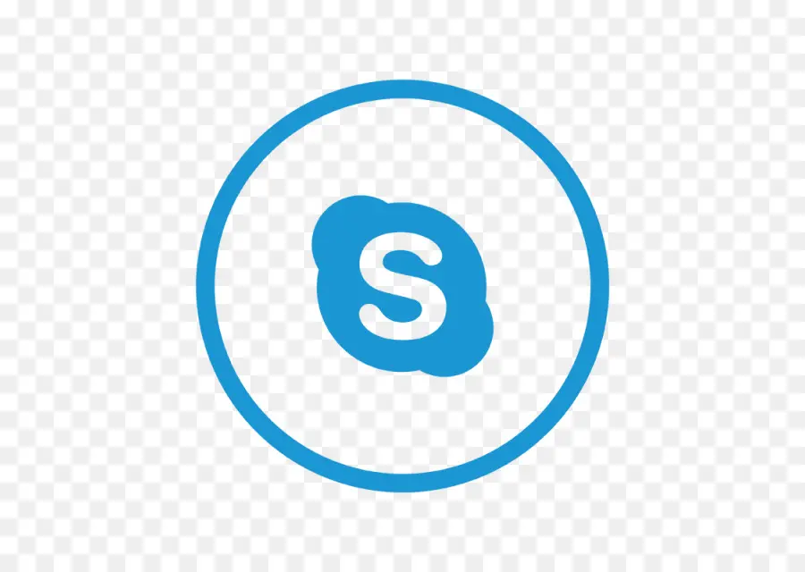 Logotipo De Skype，Comunicación PNG