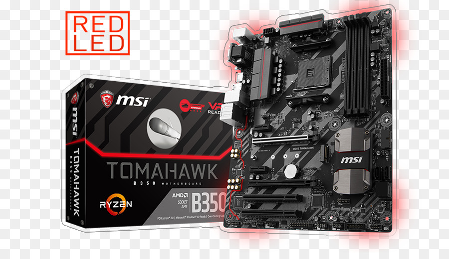 Enchufe Am4，Msi B350 Tomahawk PNG