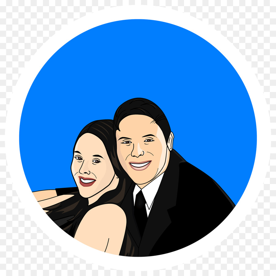 Ilustración De Pareja，Retrato PNG