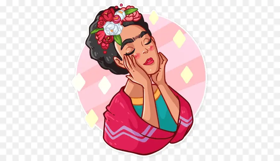 Ilustración De Frida Kahlo，Frida Kahlo PNG