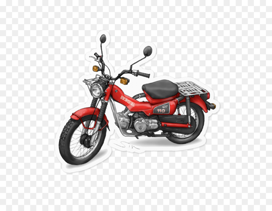 Motocicleta，Honda Ct110 PNG