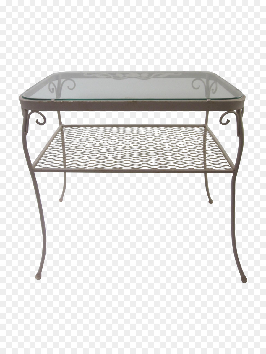 Mesa Superior De Vidrio，Patas De Madera PNG