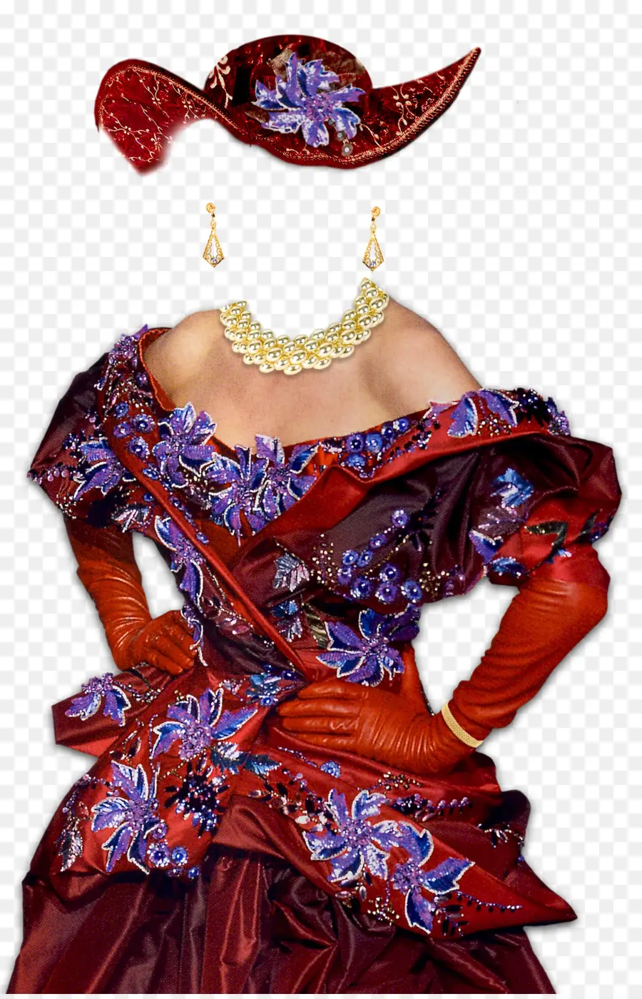 Vestido，Sombrero PNG