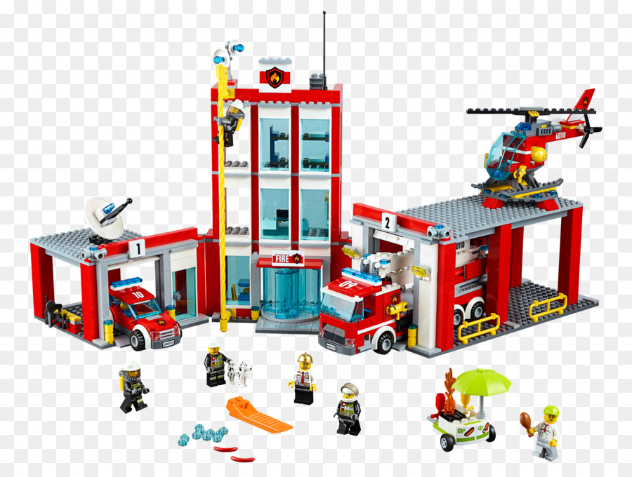 Lego 60110 City Fire Station，Lego PNG