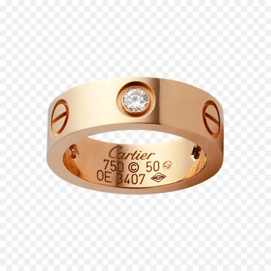 Cartier，Anillo PNG