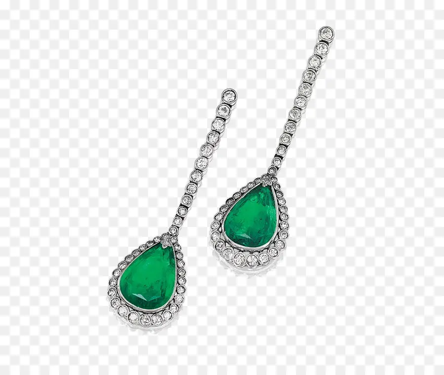 Pendientes Esmeralda，Gemas PNG