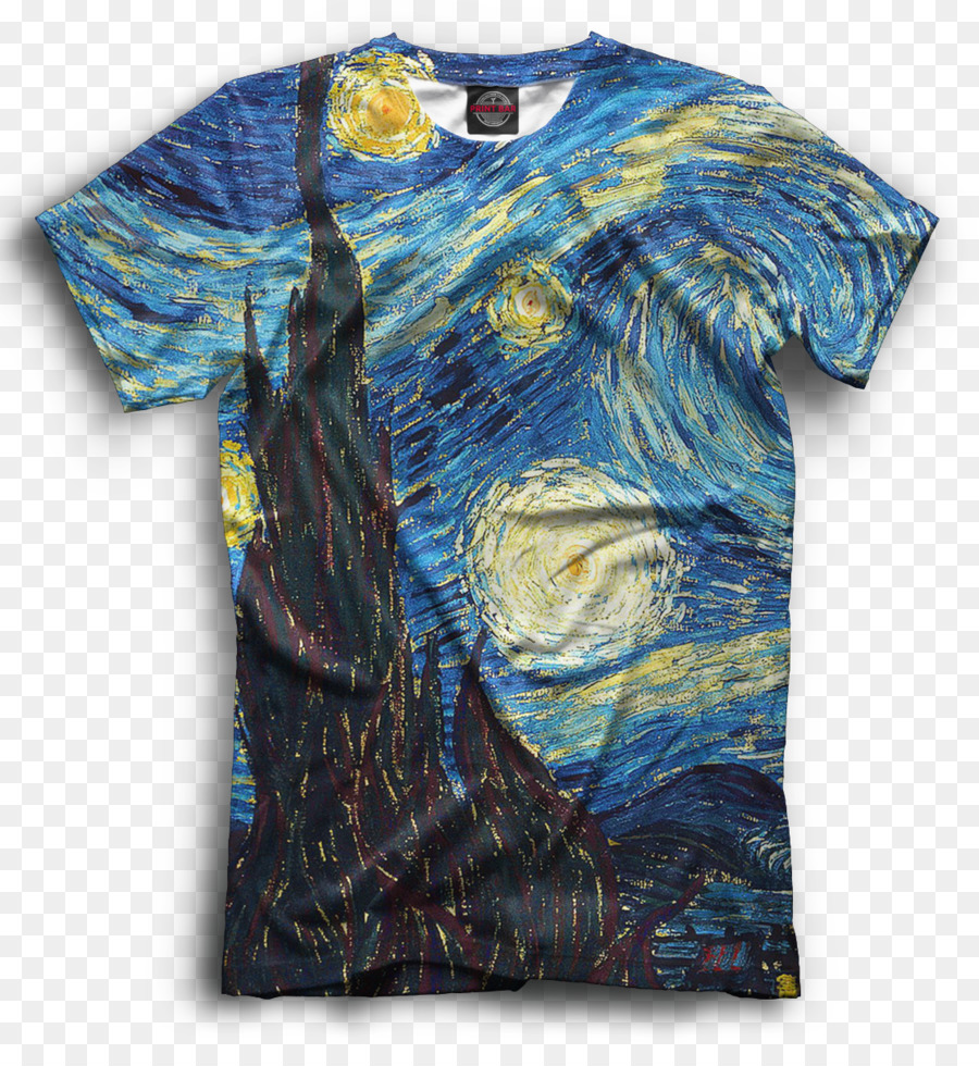 Camiseta，Noche Estrellada PNG