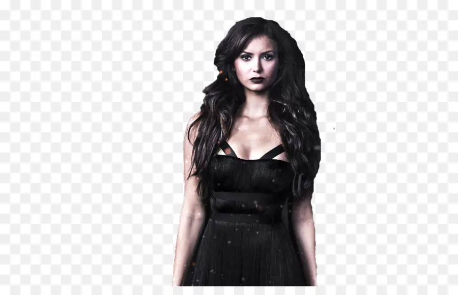 Mujer，Vestido Negro PNG