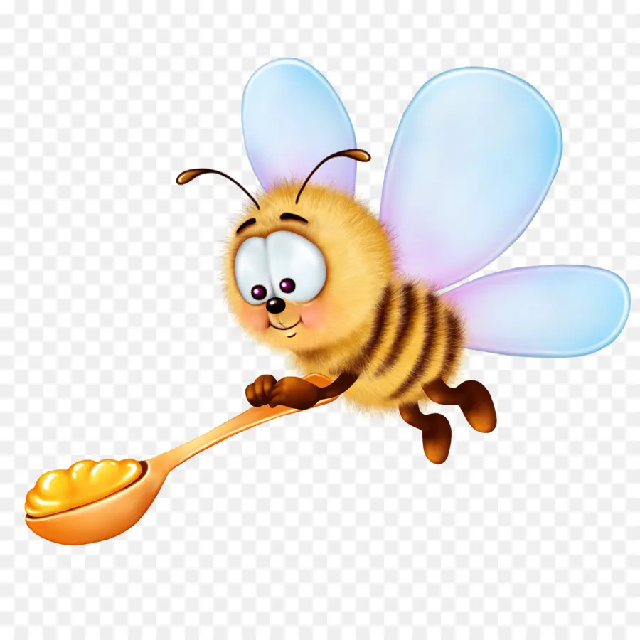 Abeja，Miel PNG