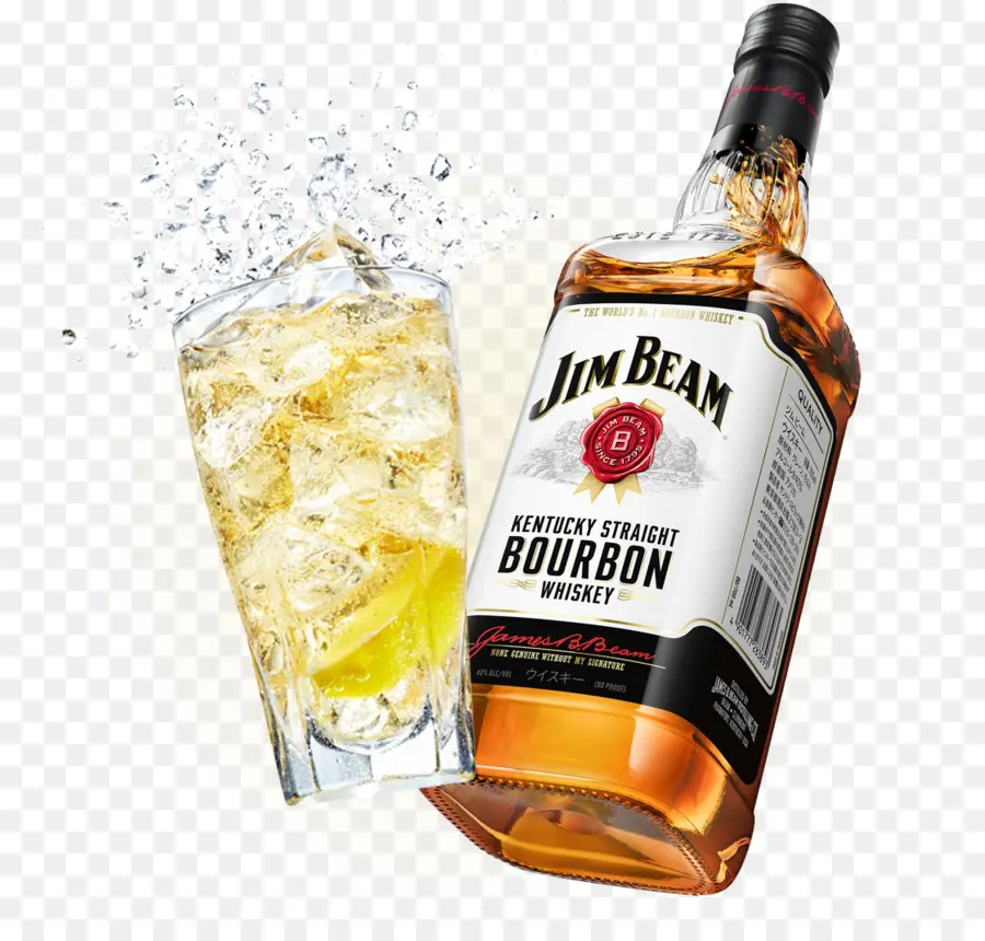 Botella De Jim Beam，Borbón PNG