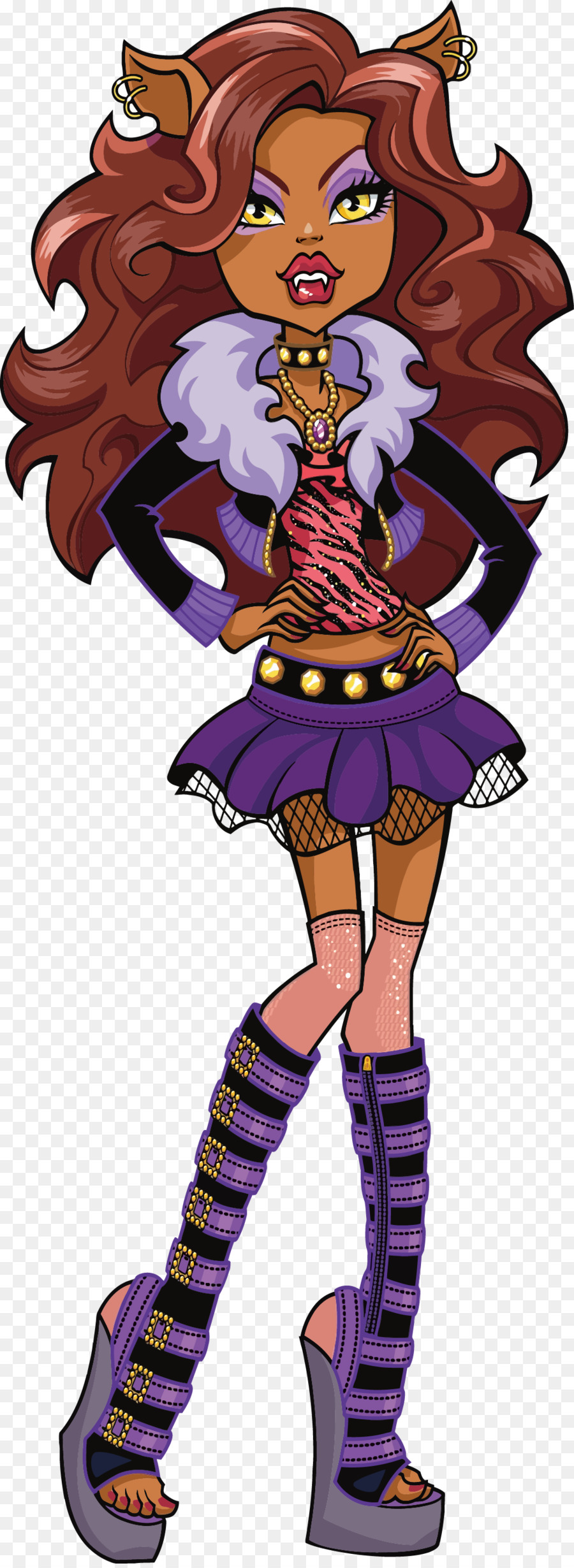 Clawdeen Wolf，Frankie Stein PNG