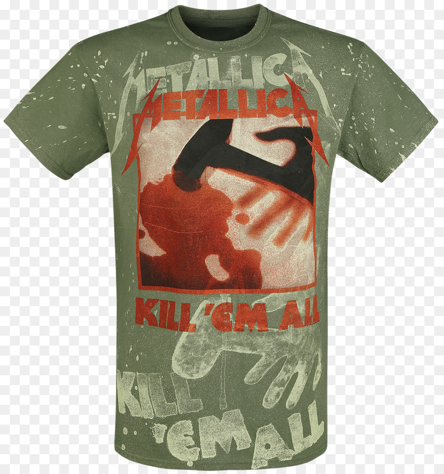 Camiseta，Metallica PNG