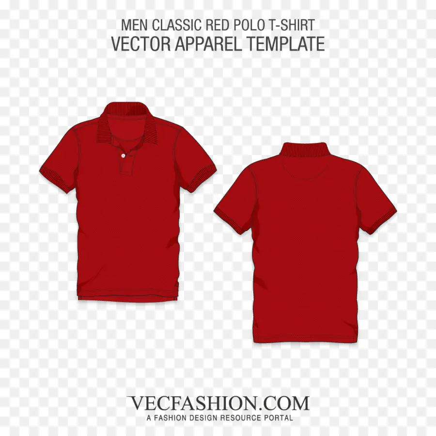 Camiseta Polo Roja，Vestir PNG