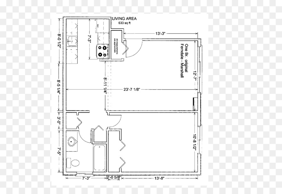 Plan De Piso，Dibujo Técnico PNG