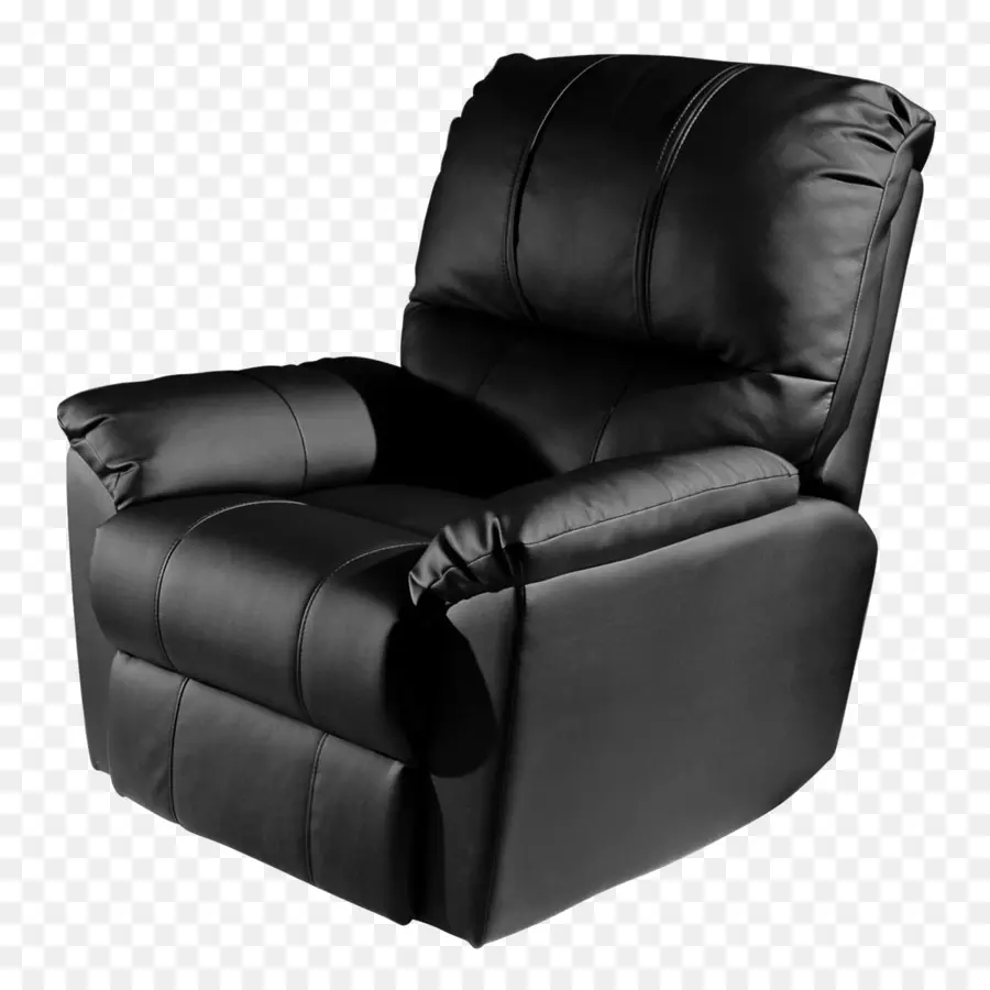 Silla Reclinable Negra，Sillón Reclinable PNG