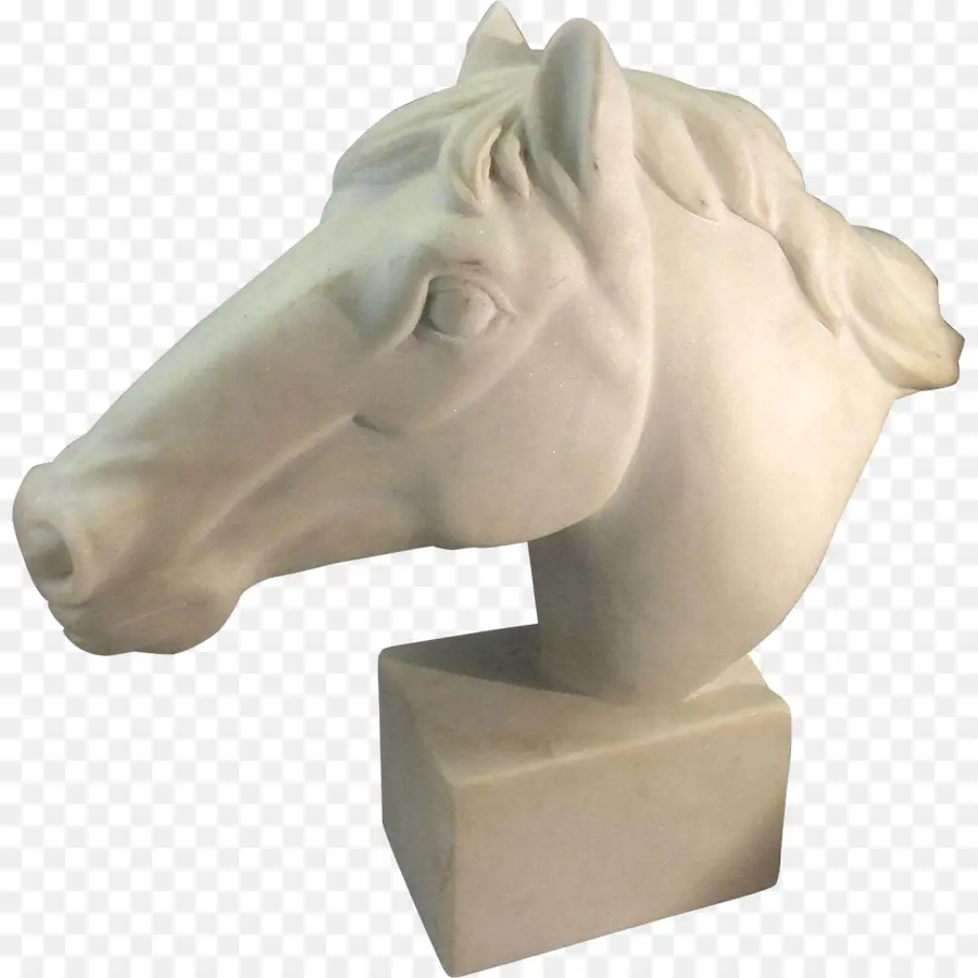 Escultura De Mármol，Caballo PNG