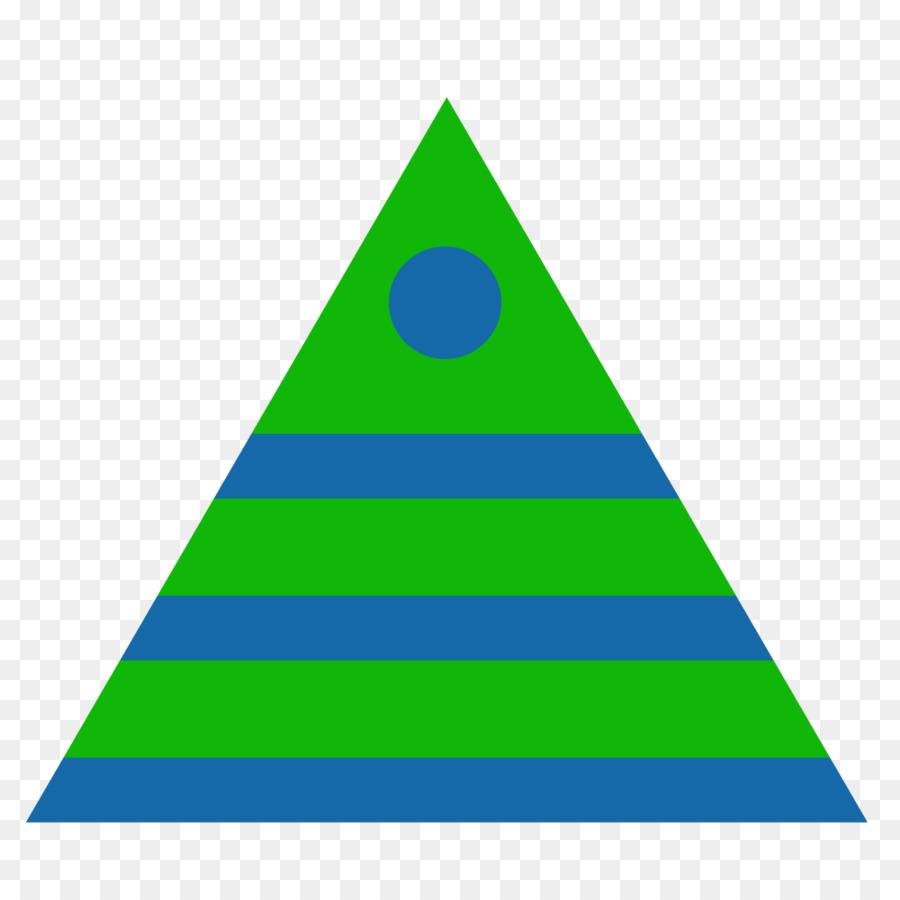 Pirámide Verde，Geométrico PNG