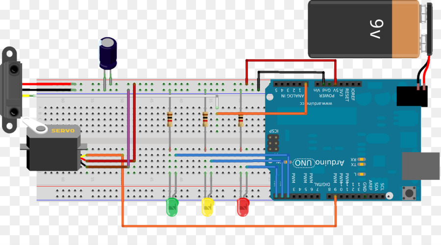 Microcontrolador，Motor Eléctrico PNG