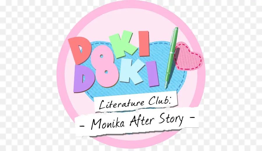 Logotipo De Doki Doki，Juego PNG