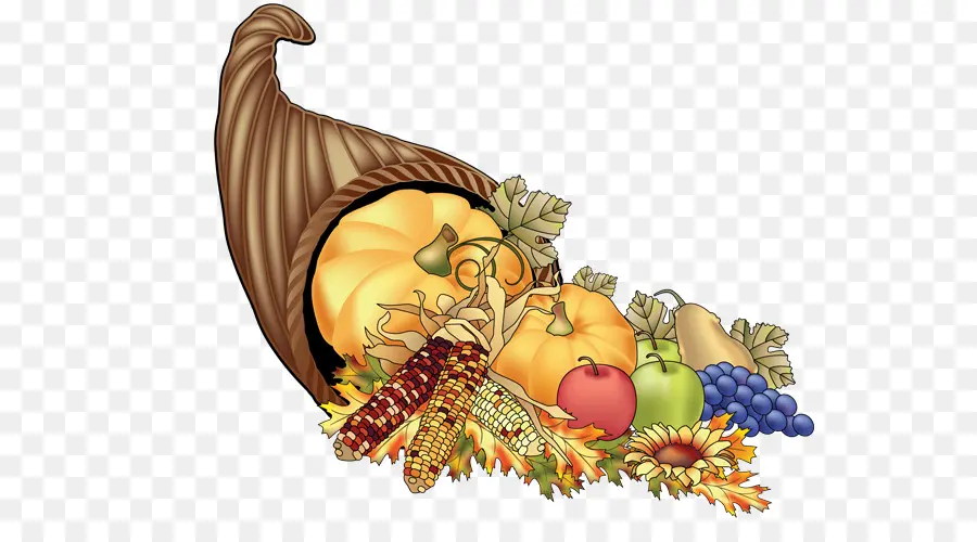 Día De Acción De Gracias，Cornucopia PNG