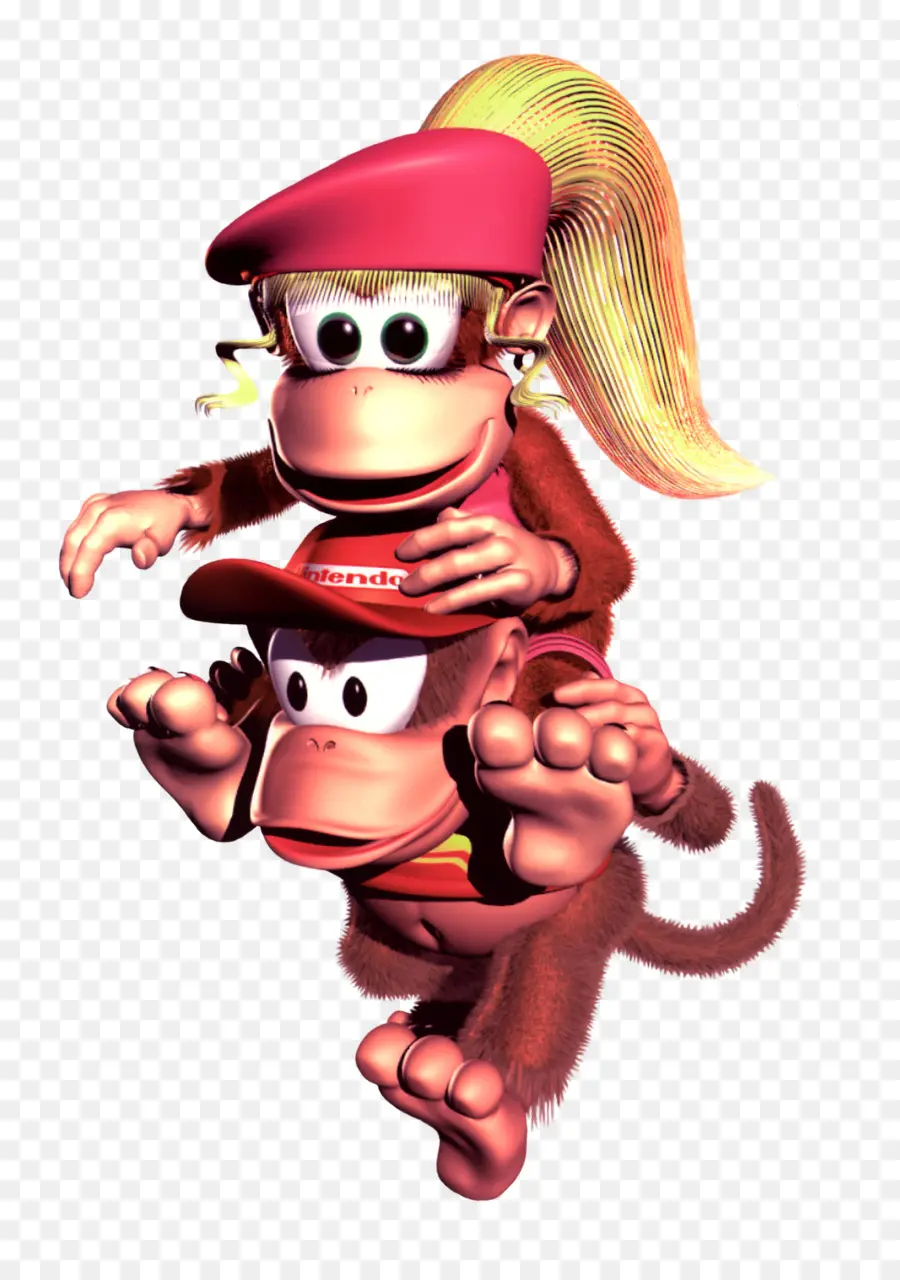 Donkey Kong Country 2 Diddy S Kong Quest，Donkey Kong Country 3 Dixie Kong S Double Trouble PNG