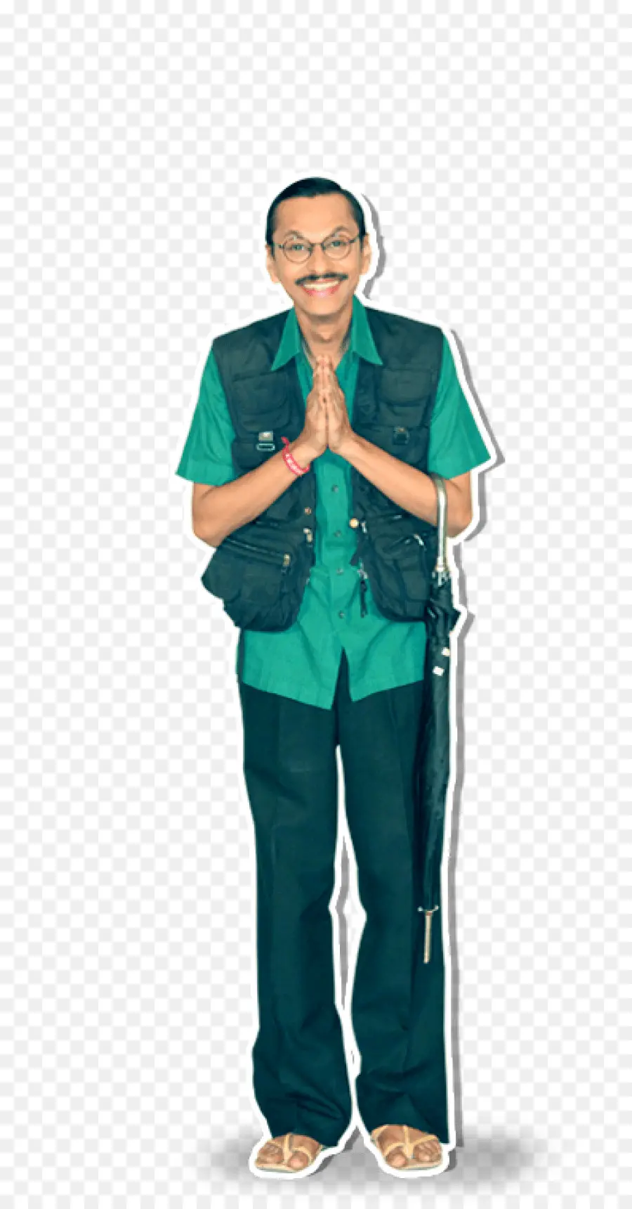 Hombre De Uniforme Verde，Anteojos PNG