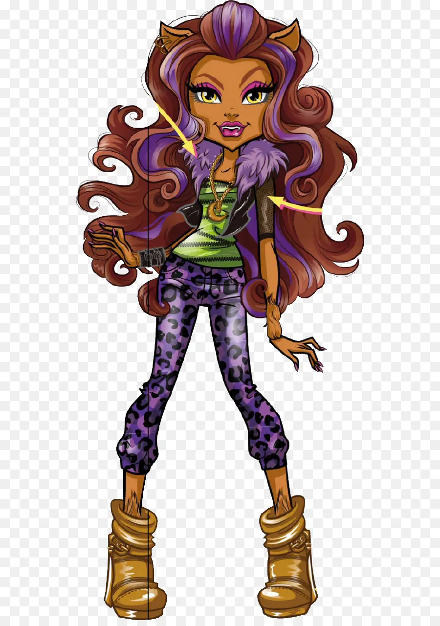 Lobo Clawdeen，Frankie Stein PNG