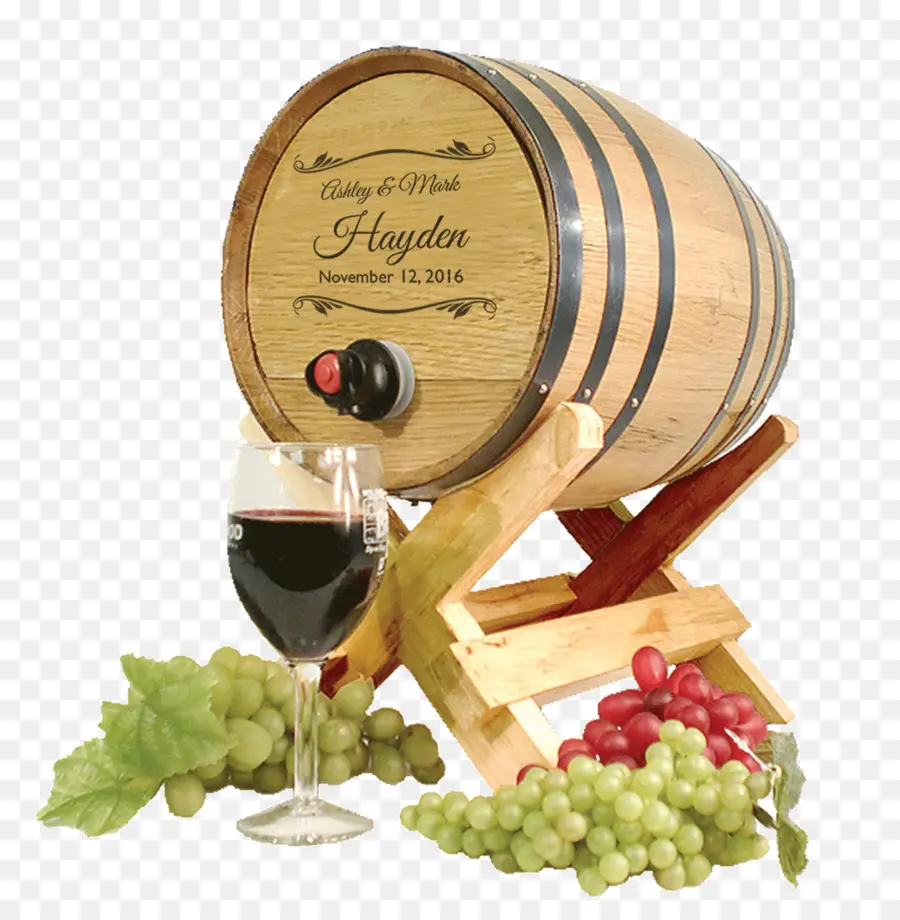 Barril De Vino，Uvas PNG